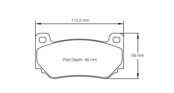E8076R1401 - Pagid RS 14 Brake Pads; - Image 2