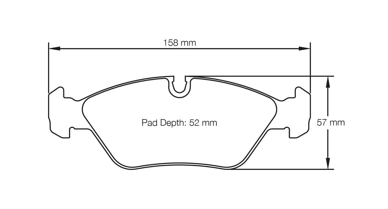 E114442010 - Pagid RS 42 Brake Pads; Front - Image 2