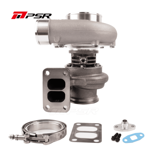 6466E Ball Bearing Turbo UP to 900HP – T3 divided inlet, Vband outlet, 0.86A/R
