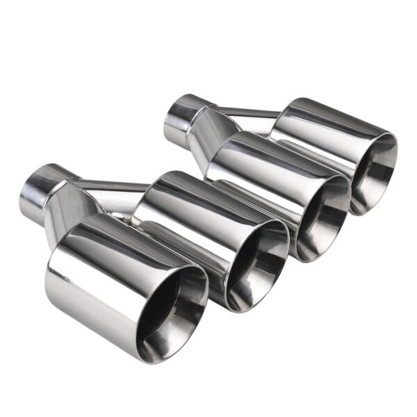 Double Silver Tips Set In-63 Out-102 Straight Cut L245/235