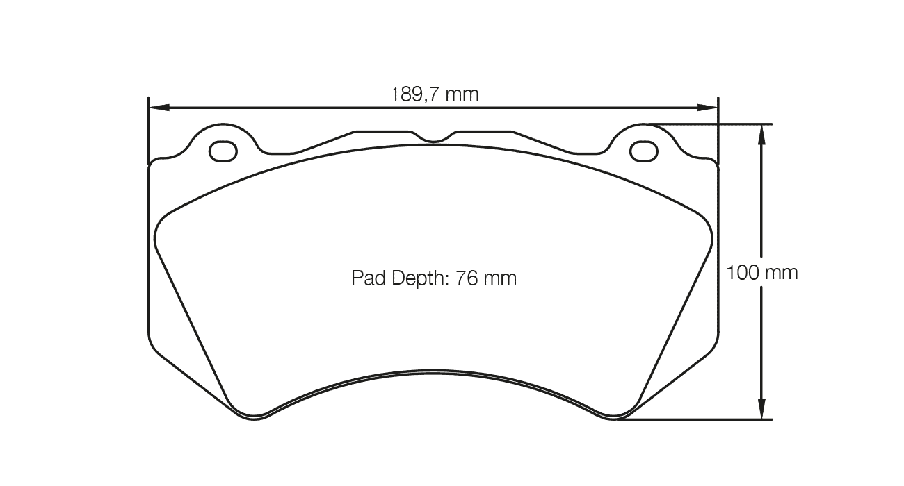 S8083L01001 - Pagid RSL 1 Brake Pads; Front - Image 2