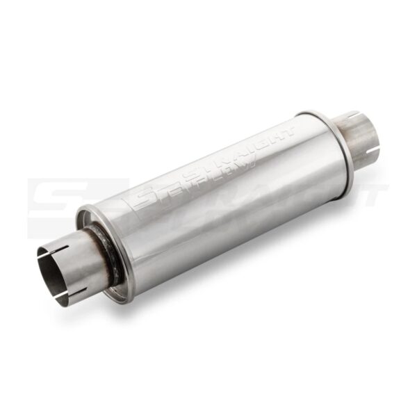 Muffler  Round 125mm L-350mm D-76 SS