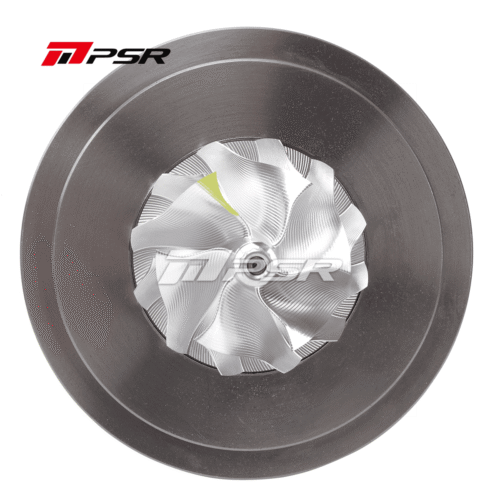 PSR 5449A Curved Point Milled Compressor Wheel Dual Ball Bearing Turbocharger HP Rating 660 – W/O Turbine Housing, W/O Compressor Housing