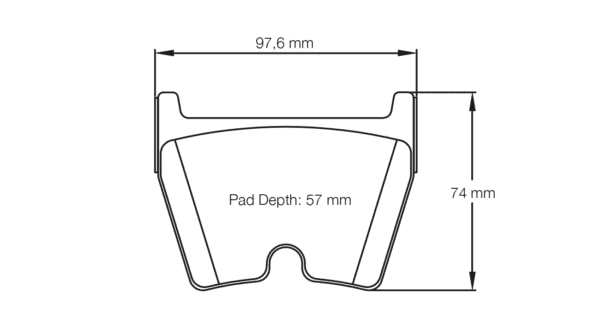 S2931L01001 - Pagid RSL 1 Brake Pads; Front - Image 2