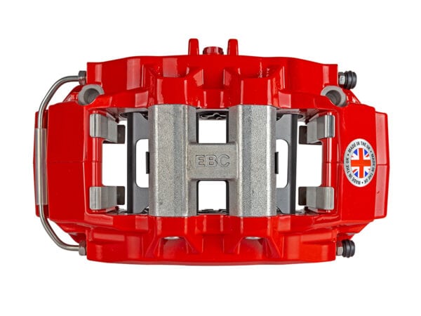 BC6101RED-L - EBC Apollo-6 Brake Caliper; Red - Leading Left - Image 3