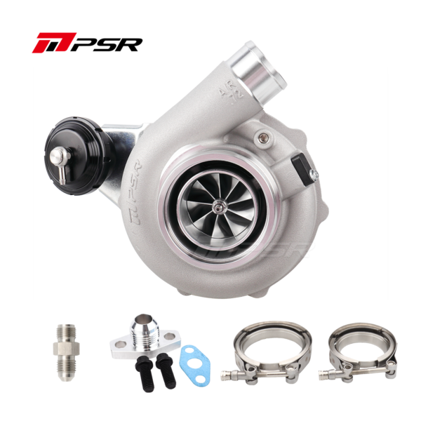 PSR Forward Rotation 5455G Dual Ball Bearing Turbocharger HP Rating 660 - T25 .72 V-Band IWG, Standard 0.72A/R 4 Inlet