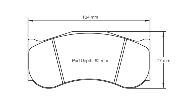 S2017T2E001 - Pagid RST 2E Brake Pads; Front - Image 2