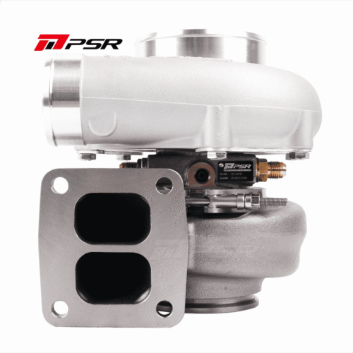 PSR Forward Rotation 6262G Dual Ball Bearing Turbocharger HP Rating 900 – T4 Divided 1.06A/R, T51R 0.75A/R 2.5″ Outlet