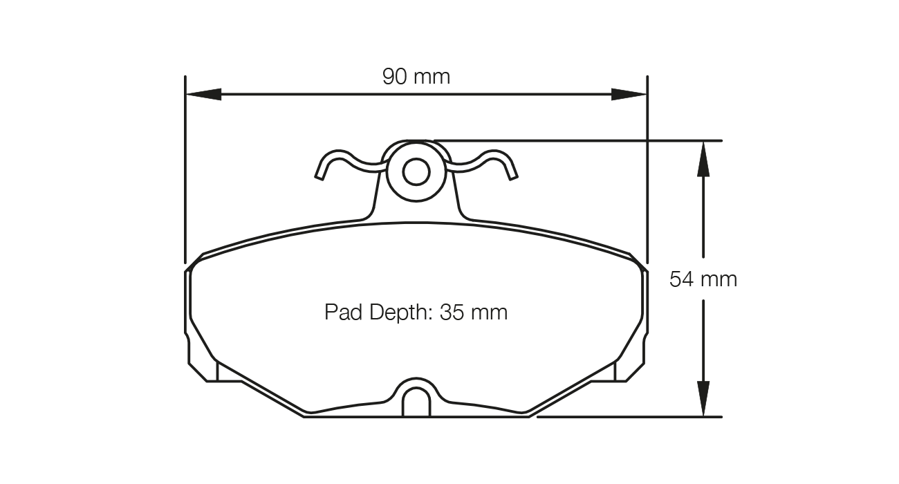 E116342010 - Pagid RS 42 Brake Pads; Rear - Image 2