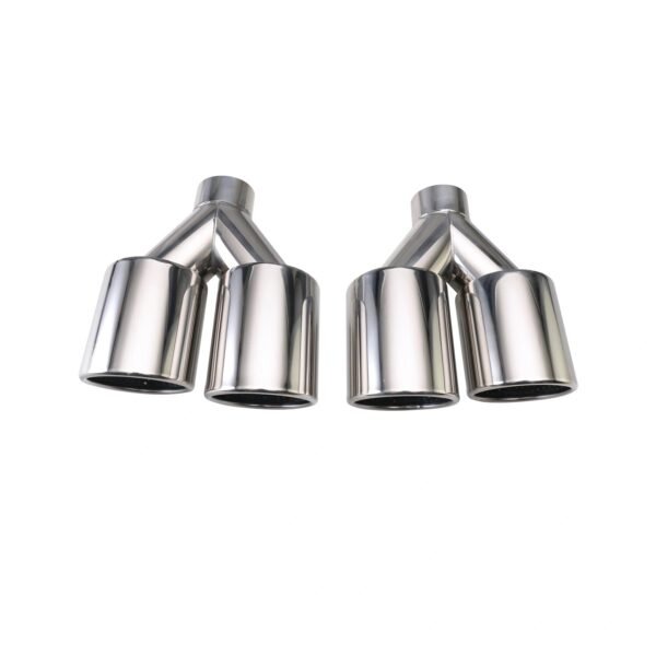 Double Silver Tips Set In-63 Out-102 Slant Cut L245/235