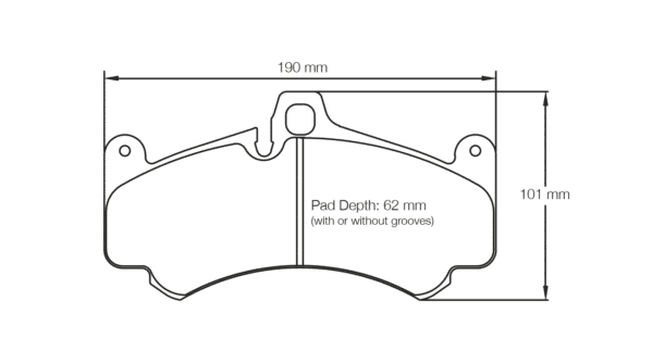S8004T03001 - Pagid RST 3 Brake Pads; Front - Image 2