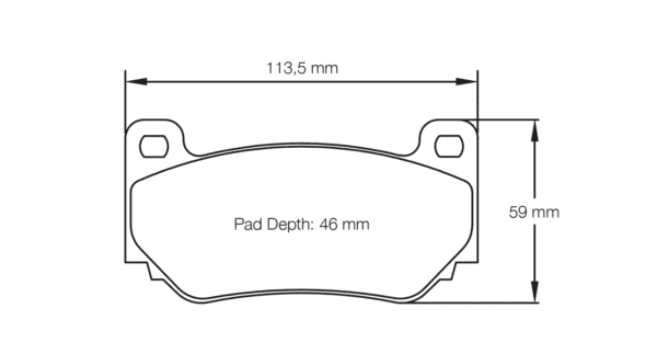 S203494N101 - Pagid RS 42 Brake Pads; Front/Rear - Image 2