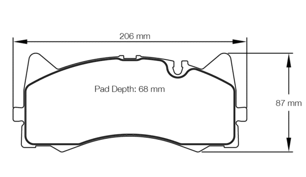 S8257R29001 - Pagid RSL 29 Brake Pads; Front - Image 2