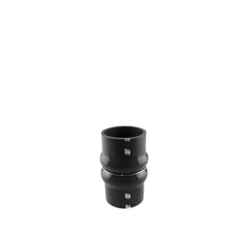 Silicon Double Hump Hose 2.50" – Black