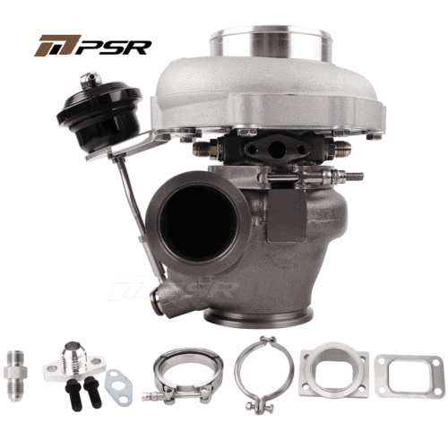 PSR Forward Rotation 6255G Dual Ball Bearing Turbocharger HP Rating 900 – DV 0.92A/R IWG+An adapter Vband to T3