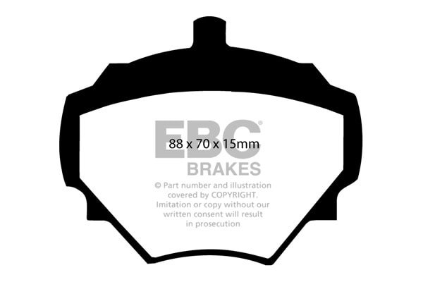 DP294 - EBC Ultimax Brake Pads; Rear - Image 4