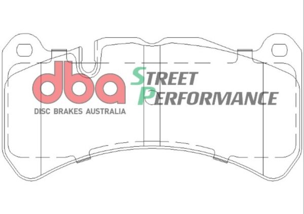 DB1845SP - DBA Street Performance Brake Pads; Front - Image 3