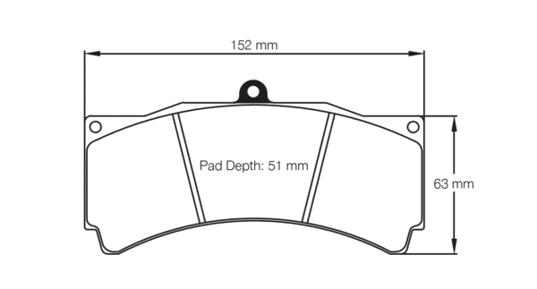 S1903T01001 - Pagid RST 1 Brake Pads; Front/Rear - Image 2