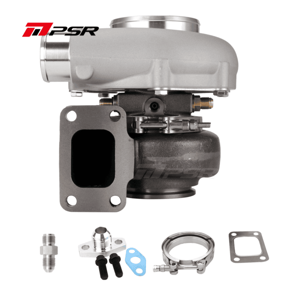 PSR Forward Rotation 5855G Dual Ball Bearing Turbocharger HP Rating 770 - Stainless Steel .82A/R T25 W/O IWG(+Vband to T25 Adapter)