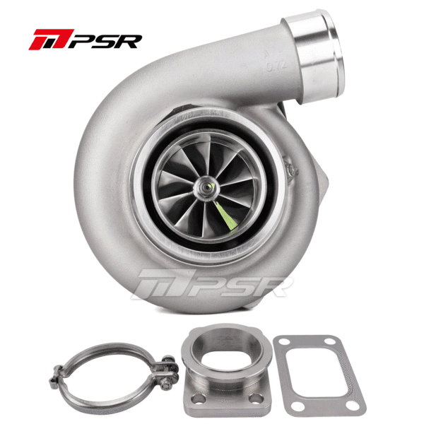 PSR3584 GEN2 Dual Ball Bearing Turbocharger - .82 STAINLESS STEEL DUAL V-BAND+T25 Adapter