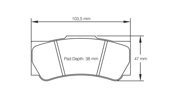 E8078R4201 - Pagid RS 42 Brake Pads; - Image 2