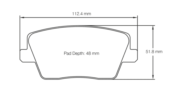 S7035L02001 - Pagid RSL 2 Brake Pads; Rear - Image 2