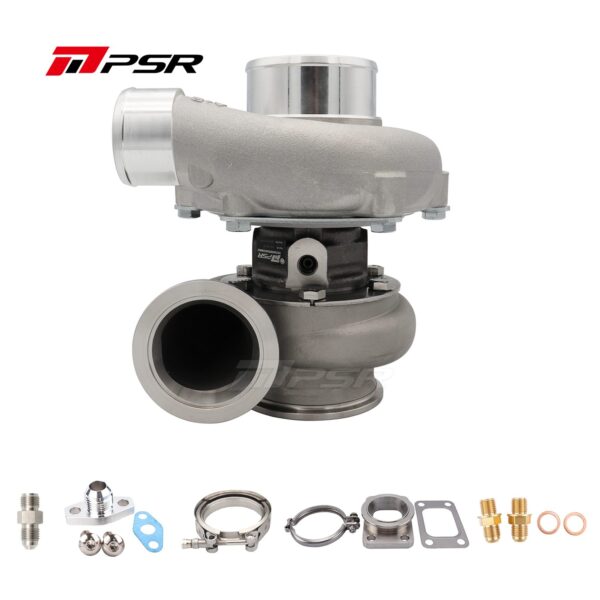 PSR3067 Gen2 Dual Ball Bearing Turbocharger - .64 STAINLESS STEEL DUAL V-BAND+T25 Adapter