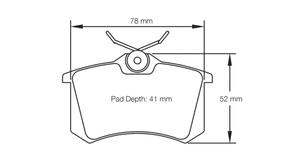 E115829010 - Pagid RSL 29 Brake Pads; Rear - Image 2