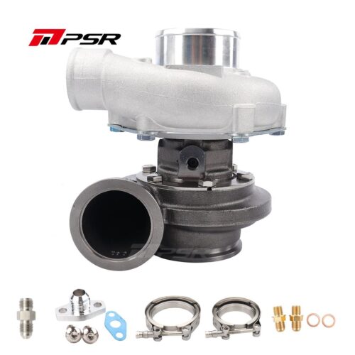 PSR3582 Compact Dual Ball Bearing Turbocharger – V-BAND INLET, V-BAND OUTLET, 0.83A/R