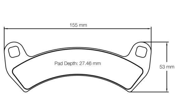 S6001UT2001 - Pagid UT 2 Brake Pads; Front - Image 2