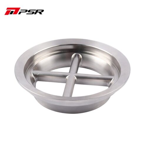 Pulsar PSR 5'' to 4'' Stainless Steel Cross Guard Flange Clamp Kit for 400 Series Turbos Turbine Housing Outlet