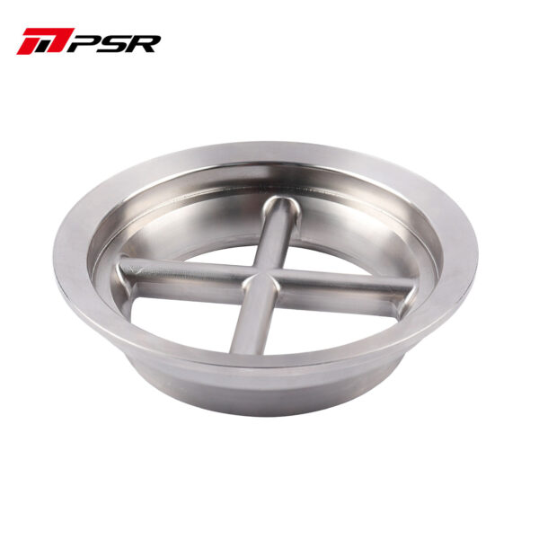 Pulsar PSR 5'' to 4'' Stainless Steel Cross Guard Flange Clamp Kit for 400 Series Turbos Turbine Housing Outlet