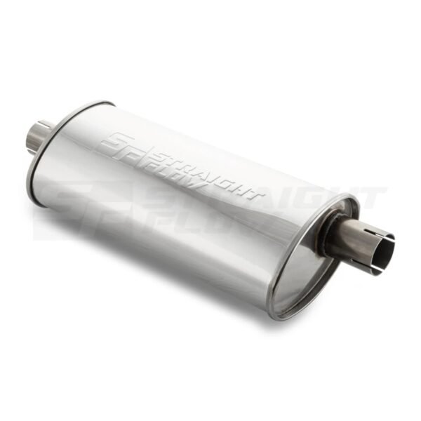Muffler Oval C/O 100/165mm L-320mm D-51 SS - Image 2