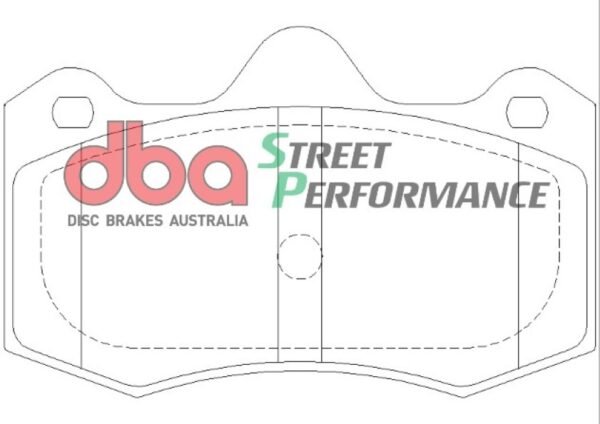 DB1938SP - DBA Street Performance Brake Pads; Rear - Image 3