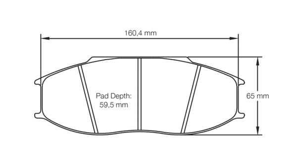 S8092L01001 - Pagid RSL 1 Brake Pads; Front - Image 2