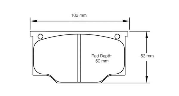 S1192H42001 - Pagid RSH 42 Brake Pads; Front/Rear - Image 2