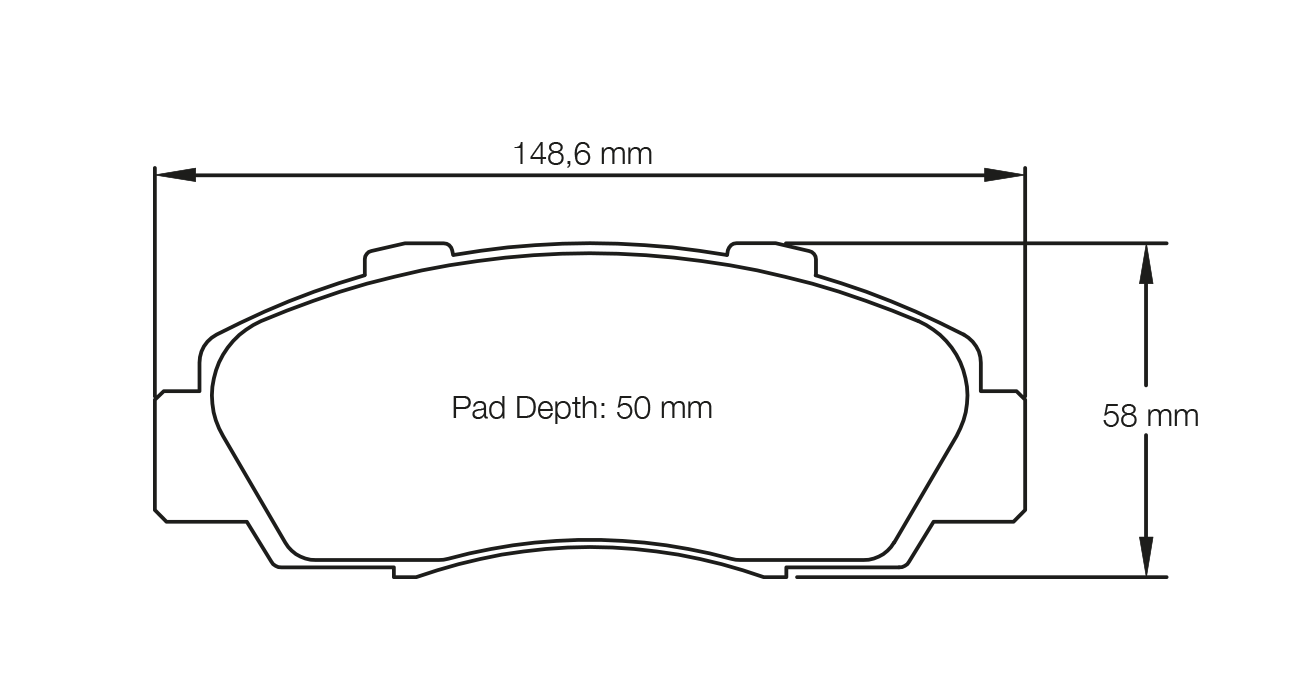 E262329010 - Pagid RSL 29 Brake Pads; Front - Image 2