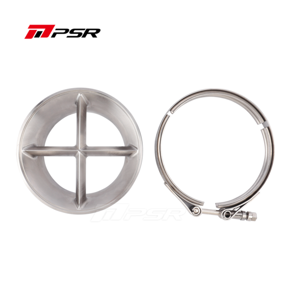 Pulsar PSR Stainless Steel Turbine Cross Guard Flange Clamp Kit for 8894G Turbos - Image 6