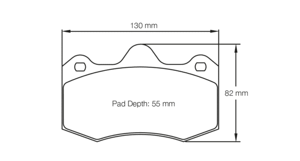 S203454R901 - Pagid RS 14 Brake Pads; Front/Rear - Image 2