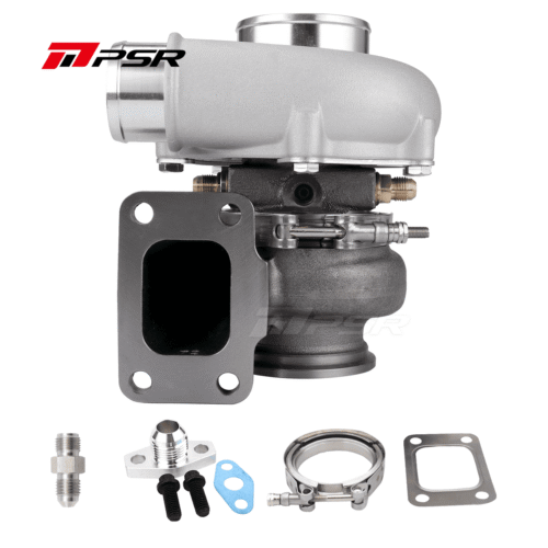 PSR Forward Rotation 5455G Dual Ball Bearing Turbocharger HP Rating 660 – T3 .83 V-Band, T51R Mod 0.72A/R 4” Inlet