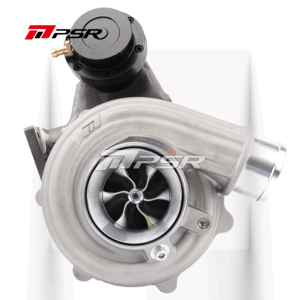 PSR 5449A With PTG Style Compressor Wheel Dual Ball Bearing Turbocharger HP Rating 660 - .49A/R T3 IWG(+Vband to T3 Adapter), T51R Mod