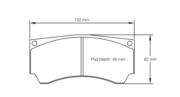 E8050R2901 - Pagid RSL 29 Brake Pads; Front/Rear - Image 2
