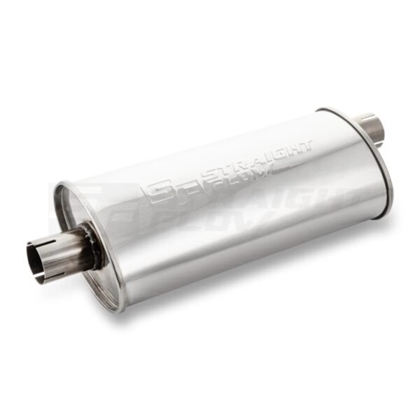 Muffler Oval C/O 100/165mm L-320mm D-51 SS - Image 3