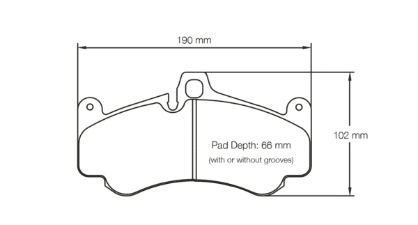 E270729010 - Pagid RSL 29 Brake Pads; Front - Image 2