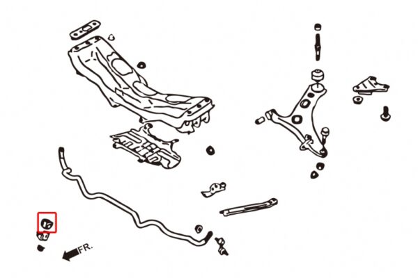Reinforced Stabilizer Bushing Subaru Forester, Impreza, Legacy/outback - Image 2