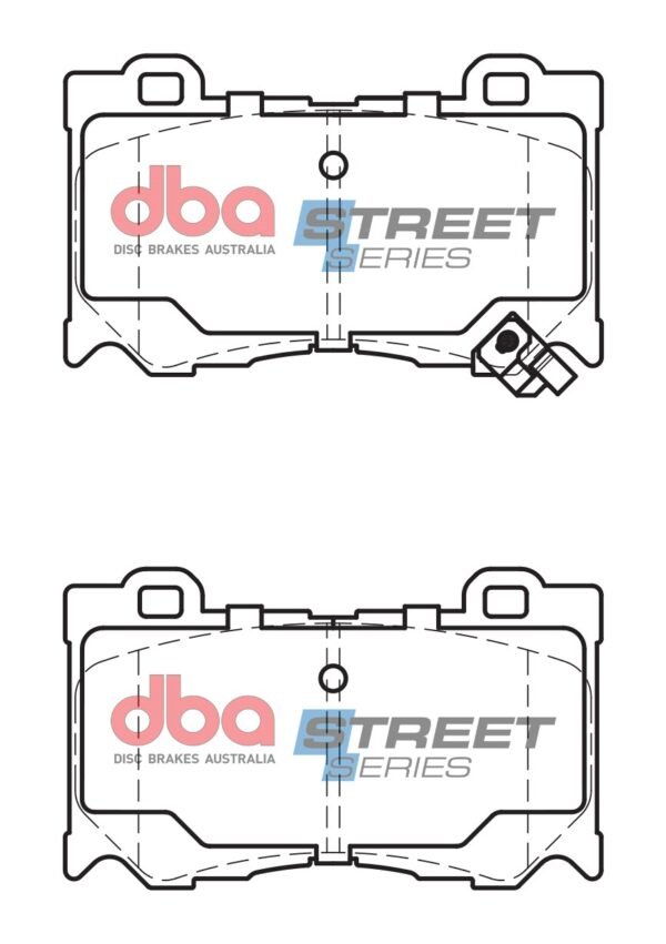 DB2400SS - DBA Street Series Brake Pads; Front - Image 3