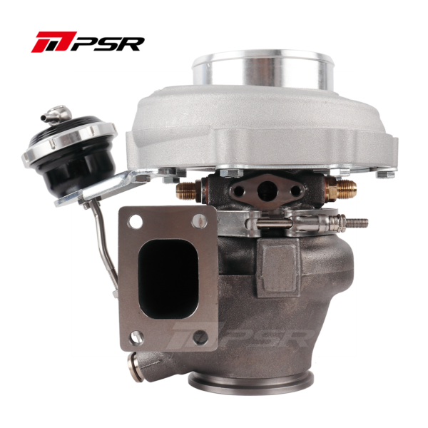 PSR 5855A Curved Point Milled Compressor Wheel Dual Ball Bearing Turbocharger HP Rating 770 - 0.72A/R T25 Inlet IWG