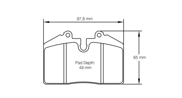 S1916H29E01 - Pagid RSH 29E Brake Pads; - Image 2