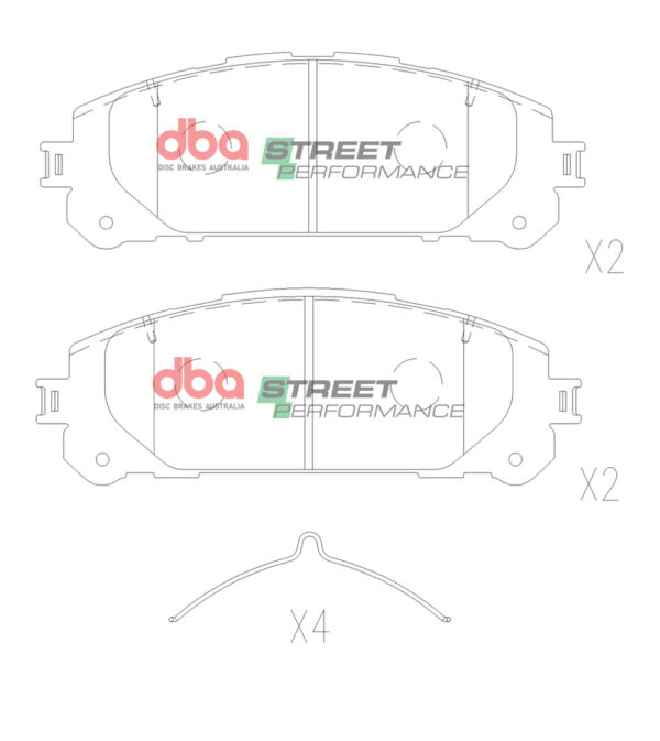 DB15067SP - DBA Street Performance Brake Pads; Front - Image 3