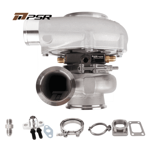 PSR Forward Rotation 6255G Dual Ball Bearing Turbocharger HP Rating 900 – DV 1.01A/R+An adapter Vband to T25, T51R Mod